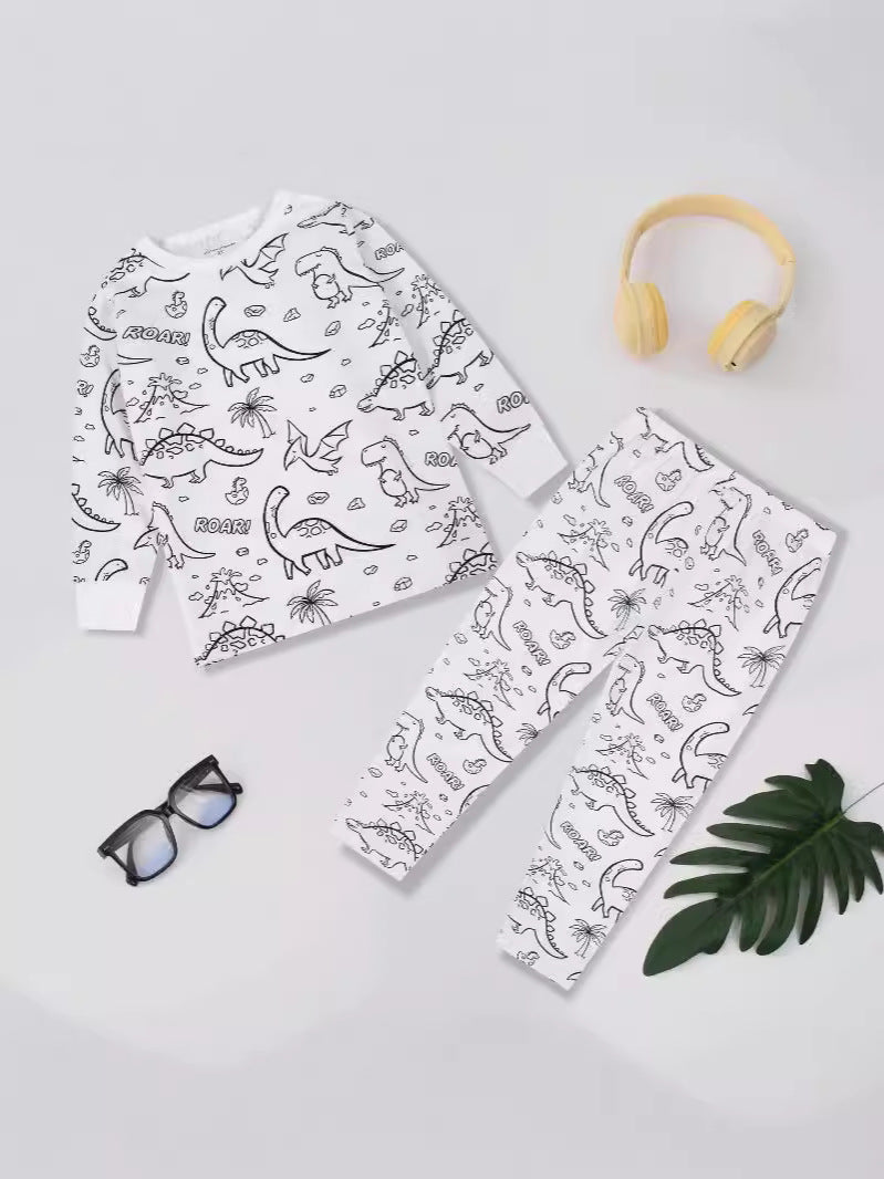 Girls DIY Graffiti Coloring Suit